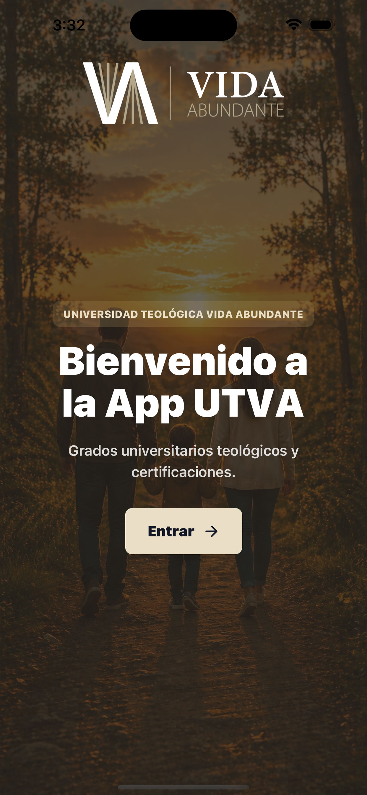 Vista previa de la app UTVA
