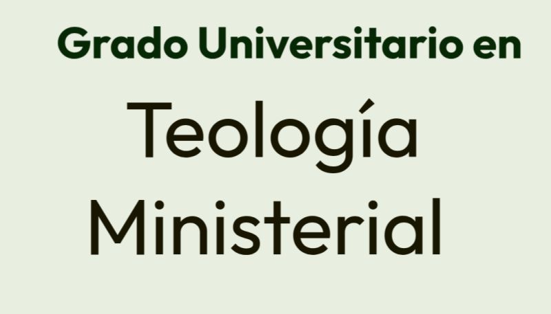 Grado Universitario en Teología Ministerial. Consta de 21 cursos