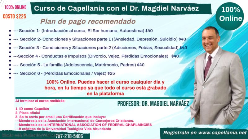 Curso de Capellanía Con el Dr. Magdiel Narváez